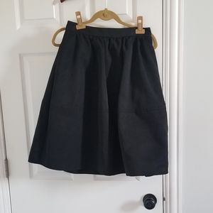 Black circle skirt